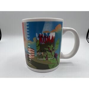 Starbucks Coffee Mug 100% Pure Kona Coffee Ceramic 12 oz Mug